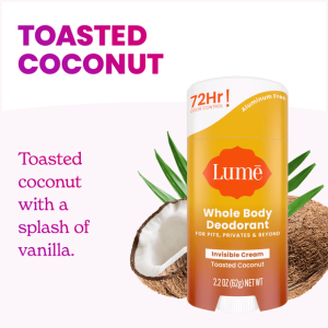 Toasted Coconut | Cream Deodorant Stick